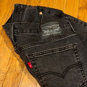 Levi's Men's Dark Gray Straight Jeans